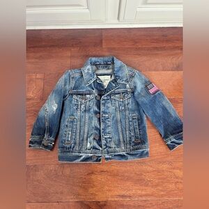 Abercrombie kids toddler Jean jacket size 3/4
